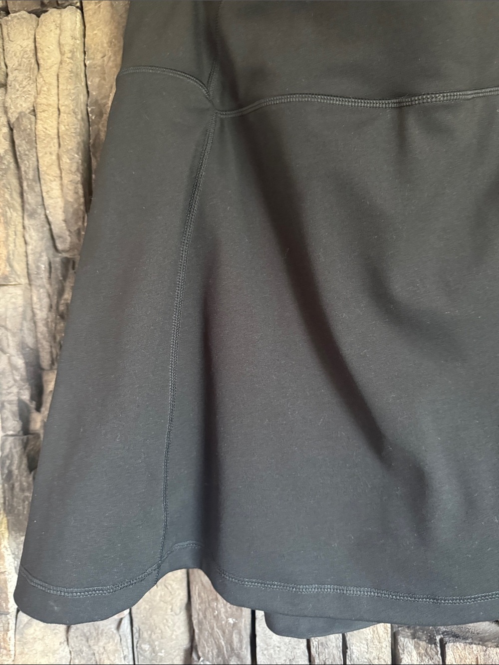J. Crew Black Active Skort with Subtle Logo - Picture 5 of 7